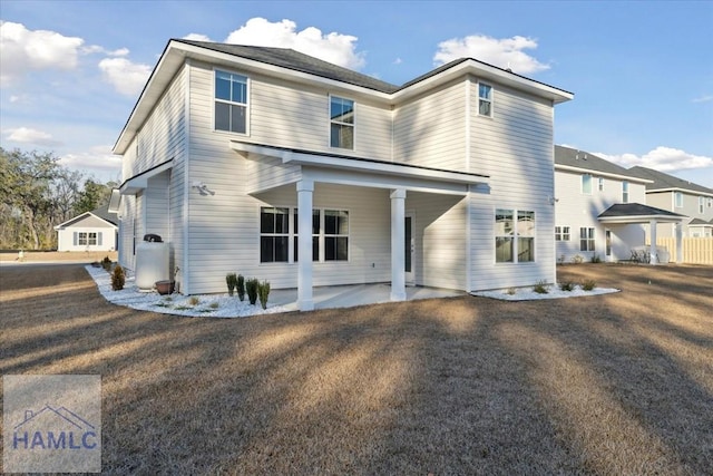 view of front of house featuring a patio area