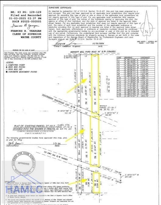 TRACT6 Bennett Mill Pond Rd, Odum, GA 31555 - photo 2