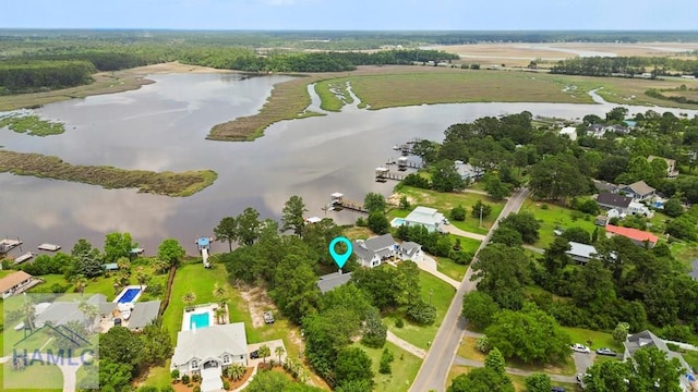 132 River Rd, Midway, GA 31320 - aerial view of a large body of water