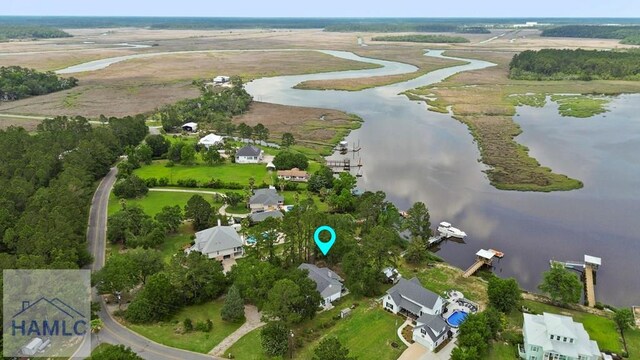 132 River Rd, Midway, GA 31320 - aerial overview of property's location featuring a nearby body of water and nearby suburban area