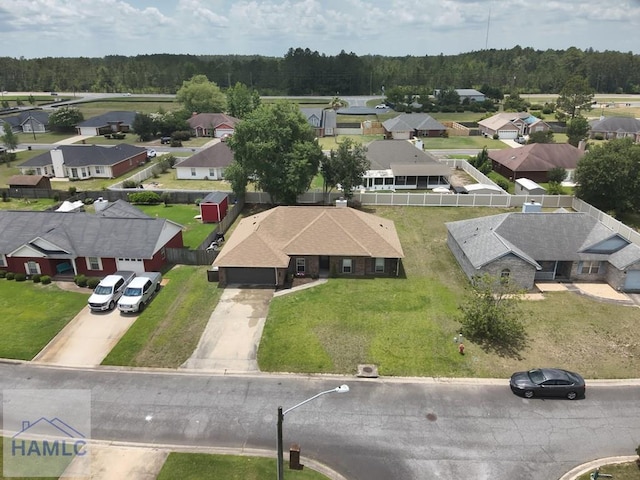 1942 Salisbury Way, Hinesville, GA 31313 - aerial view of residential area with a forest