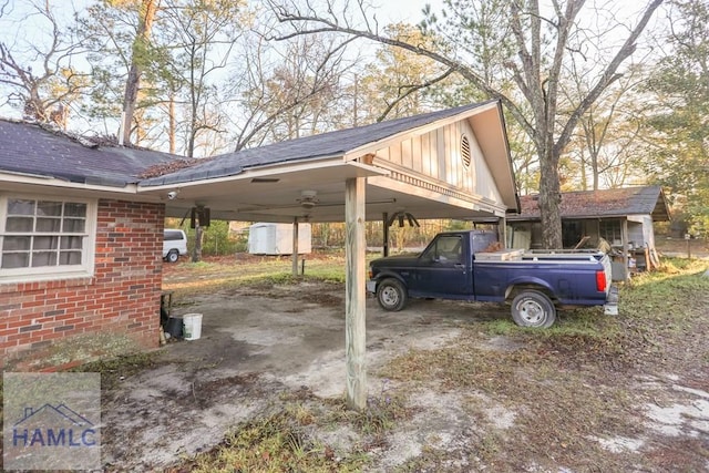 707 Church St, Claxton, GA 30417 - view of parking / parking lot with a carport