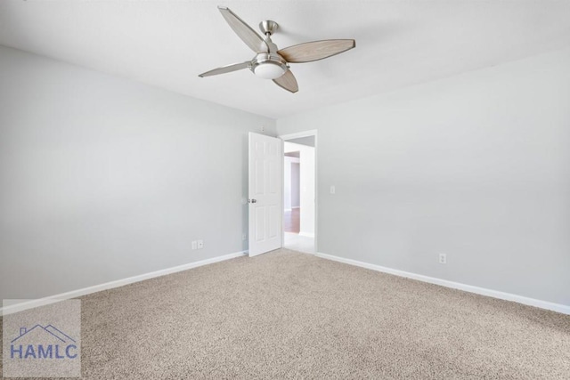 24 Stalwick Dr, Pooler, GA 31322 - carpeted spare room featuring a ceiling fan and baseboards