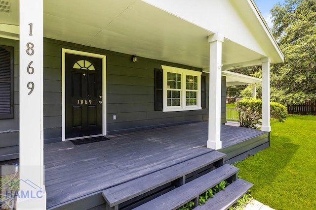 1869 Freedman Grove Rd, Fleming, GA 31309 - porch with a yard