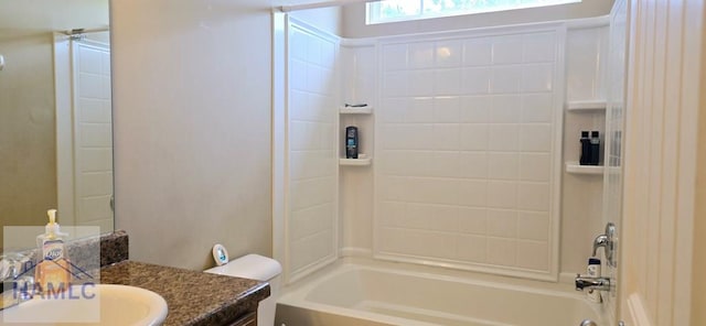14 Cantebury Rd, Ludowici, GA 31316 - bathroom featuring vanity and  shower combination