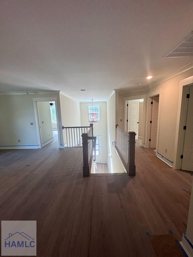 43 Belle Island Way, Richmond Hill, GA 31324 - empty room with crown molding and wood finished floors