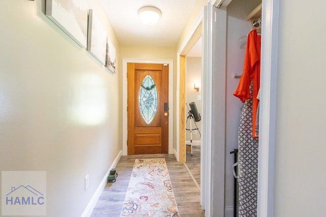 375 Eastridge Rd, Savannah, GA 31406 - doorway to outside featuring light wood-type flooring