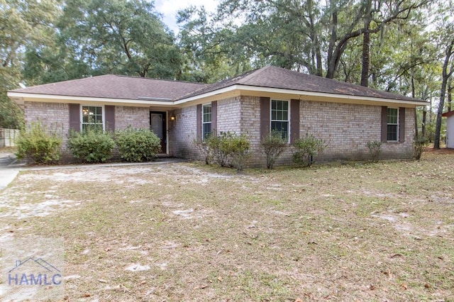 view of ranch-style house