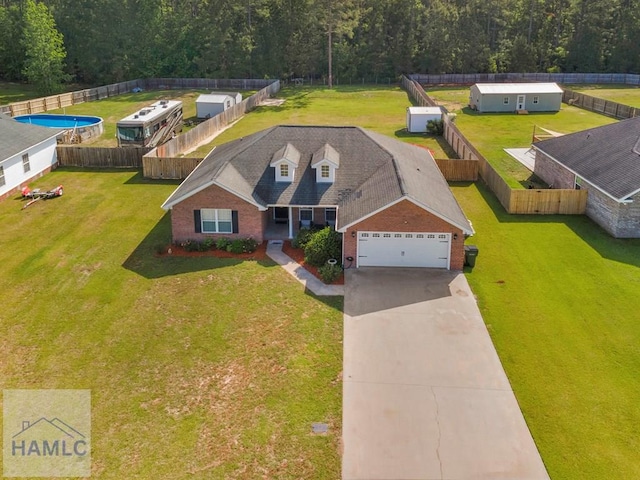365 Carson St NE, Ludowici, GA 31316 - view from above of property featuring a heavily wooded area