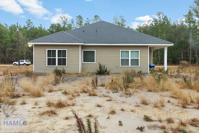 view of rear view of house