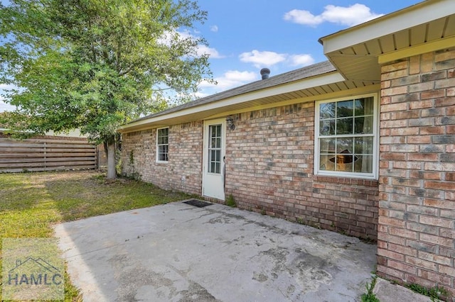 view of patio / terrace with fence