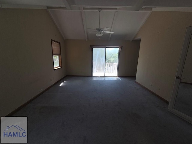 5927 Yellow Bluff Rd, Blackshear, GA 31516 - unfurnished room featuring ceiling fan and carpet floors