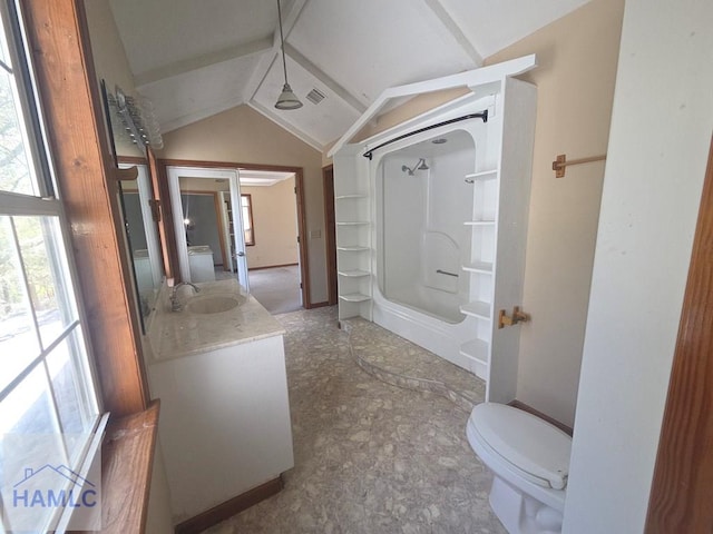 5927 Yellow Bluff Rd, Blackshear, GA 31516 - bathroom featuring vanity and bathing tub / shower combination