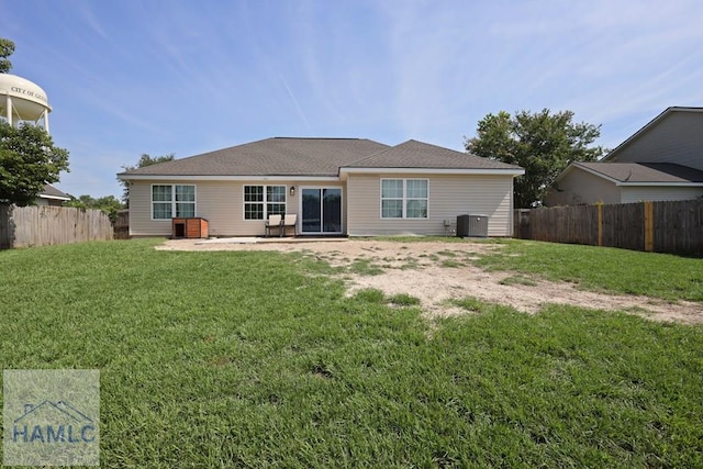 413 E Banks St, Glennville, GA 30427 - rear view of house featuring cooling unit and a patio area