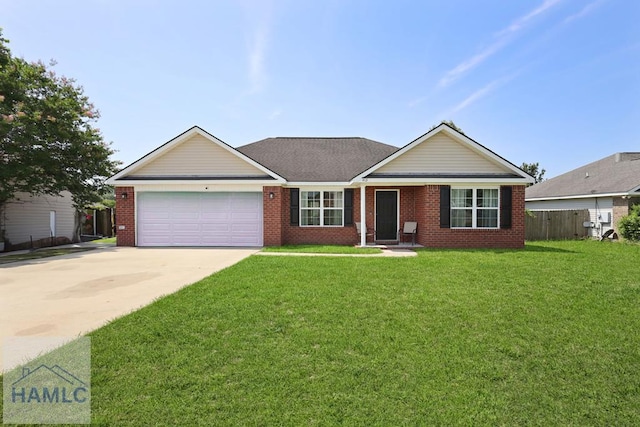 413 E Banks St, Glennville, GA 30427 - single story home featuring an attached garage, driveway, and brick siding