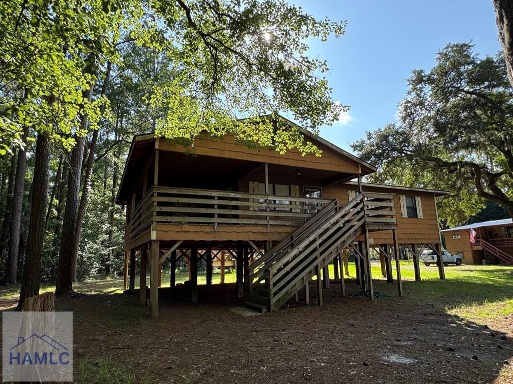 228 Circle Rd, Midway, GA 31320 - view of playground with stairway