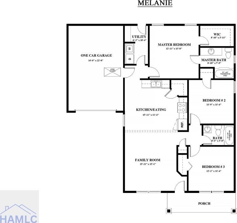 97 Jane St, Midway, GA 31320 - room layout