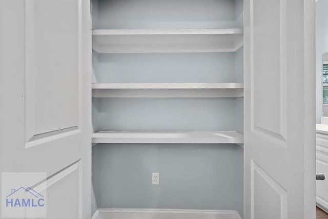 view of closet