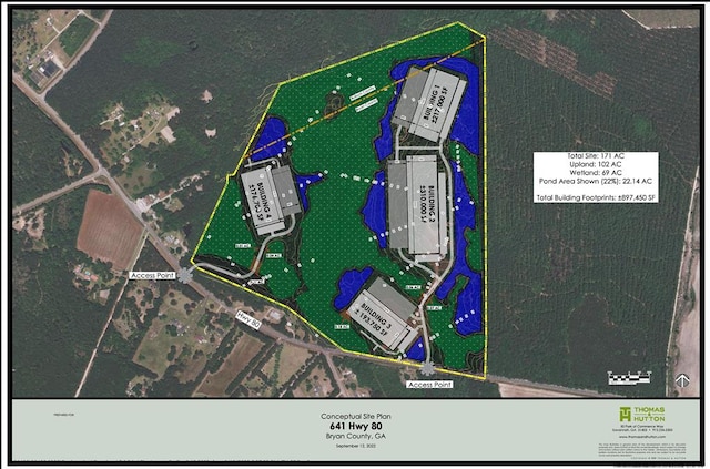 641 US Highway 80, Ellabell GA, 31308 land for sale