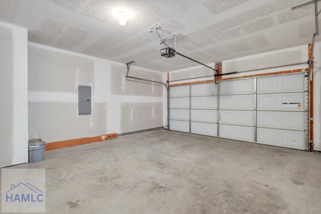 89 Morgan Field Blvd, Ludowici, GA 31316 - garage with electric panel and a garage door opener