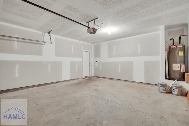 89 Morgan Field Blvd, Ludowici, GA 31316 - garage with water heater and a garage door opener