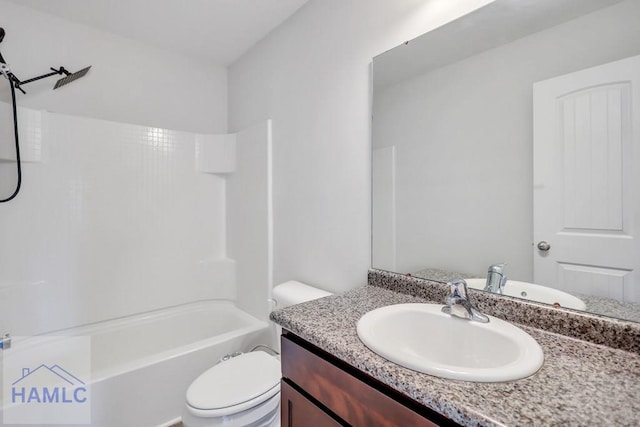 89 Morgan Field Blvd, Ludowici, GA 31316 - full bath with toilet, vanity, and bathing tub / shower combination