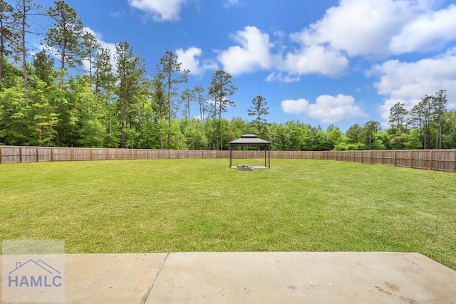 89 Morgan Field Blvd, Ludowici, GA 31316 - view of yard featuring a gazebo