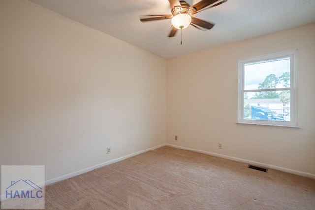 727S Main St Unit 121, Hinesville, GA 31313 - unfurnished room with light colored carpet and ceiling fan
