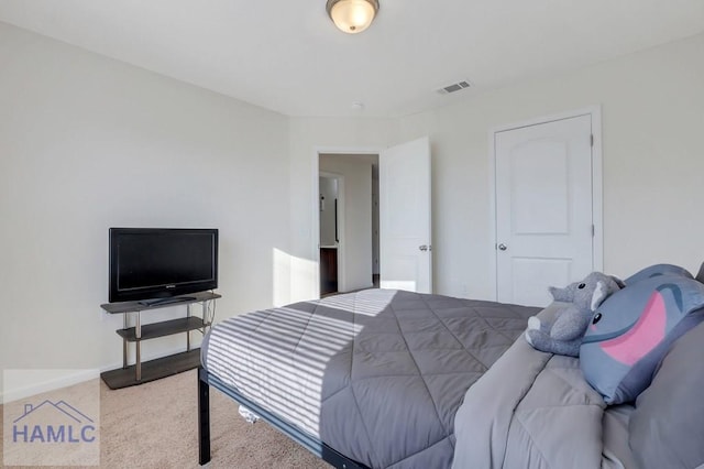 bedroom featuring carpet flooring