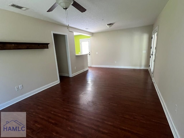 206 Adair St, Jesup, GA 31545 - unfurnished room featuring a ceiling fan and wood finished floors