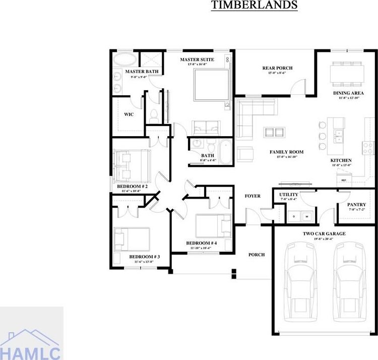 375 Plantation Rd, Midway, GA 31320 - view of home floor plan