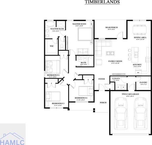 375 Plantation Rd, Midway, GA 31320 - view of home floor plan