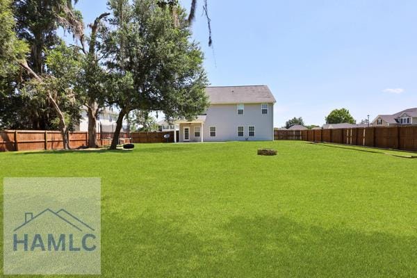 246 Cumberland Dr NE, Ludowici, GA 31316 - view of fenced backyard