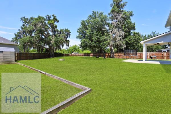 246 Cumberland Dr NE, Ludowici, GA 31316 - view of yard