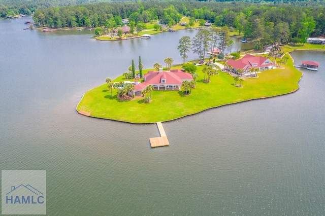 745 Chickasaw Trl, Sparta, GA 31087 - bird's eye view of a nearby body of water