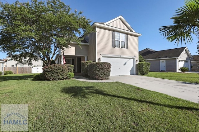 99 Scarlett Ln, Richmond Hill, GA 31324 - traditional home featuring a garage and driveway