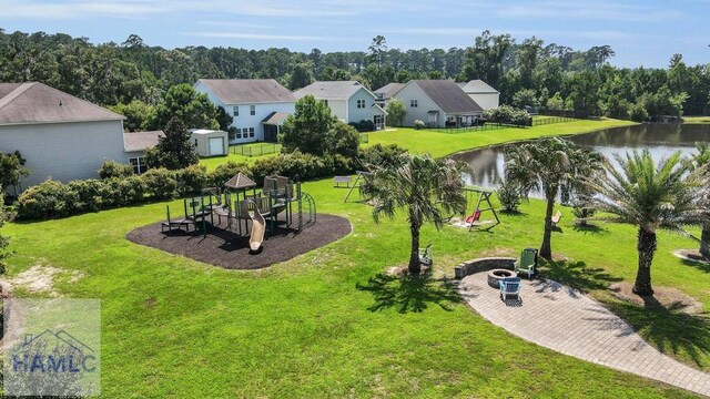 99 Scarlett Ln, Richmond Hill, GA 31324 - drone / aerial view of a nearby body of water