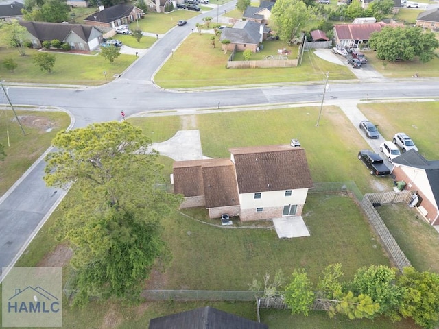 drone / aerial view featuring a residential view
