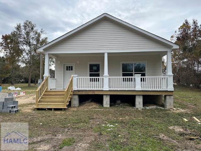 view of bungalow-style house