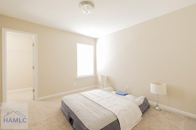 46 Covey Ln NE, Ludowici, GA 31316 - bedroom with carpet, a spacious closet, baseboards, and a closet