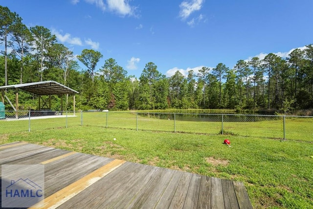 1653 Hawthorne Rd, Townsend, GA 31331 - deck with a detached carport