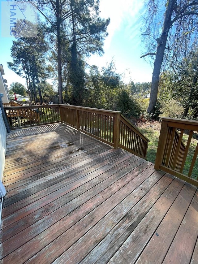 view of deck