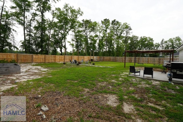 21 Oak Ridge Cemetery Rd SW, Ludowici, GA 31316 - view of yard featuring a patio area
