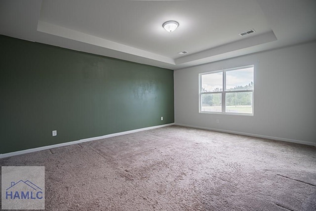 55 Enclave Way NE, Ludowici, GA 31316 - carpeted empty room featuring a tray ceiling and baseboards
