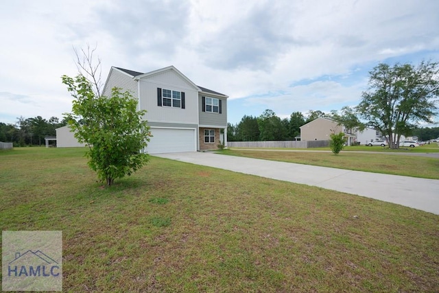 55 Enclave Way NE, Ludowici, GA 31316 - view of front of property featuring a garage and driveway