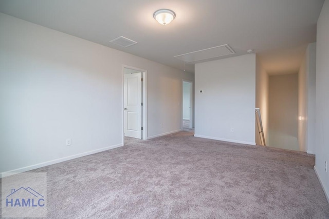 55 Enclave Way NE, Ludowici, GA 31316 - unfurnished room with attic access and carpet floors