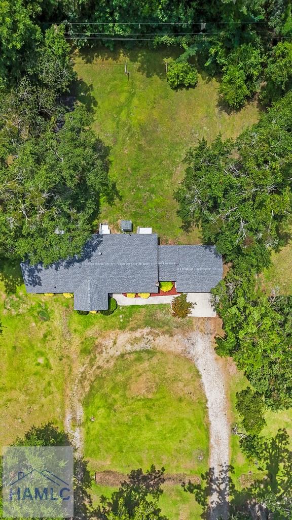 443 Martin Rd, Midway, GA 31320 - aerial view of property and surrounding area