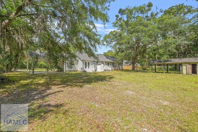 443 Martin Rd, Midway, GA 31320 - view of grassy yard