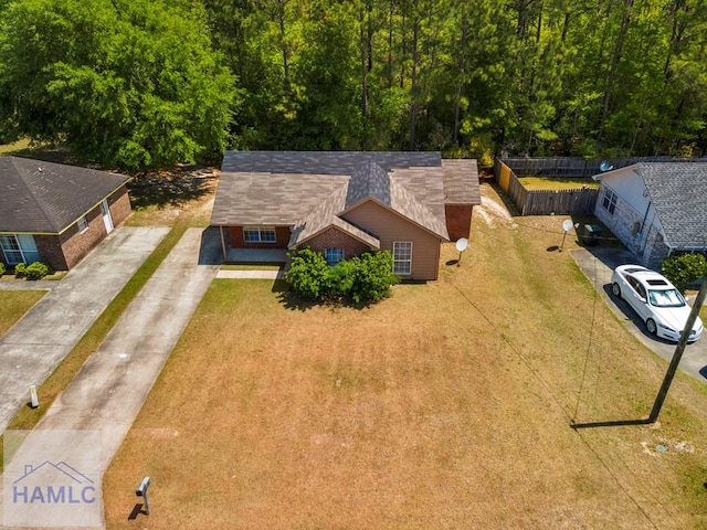 drone / aerial view