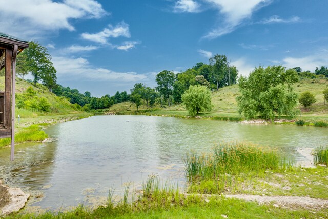 view of water feature